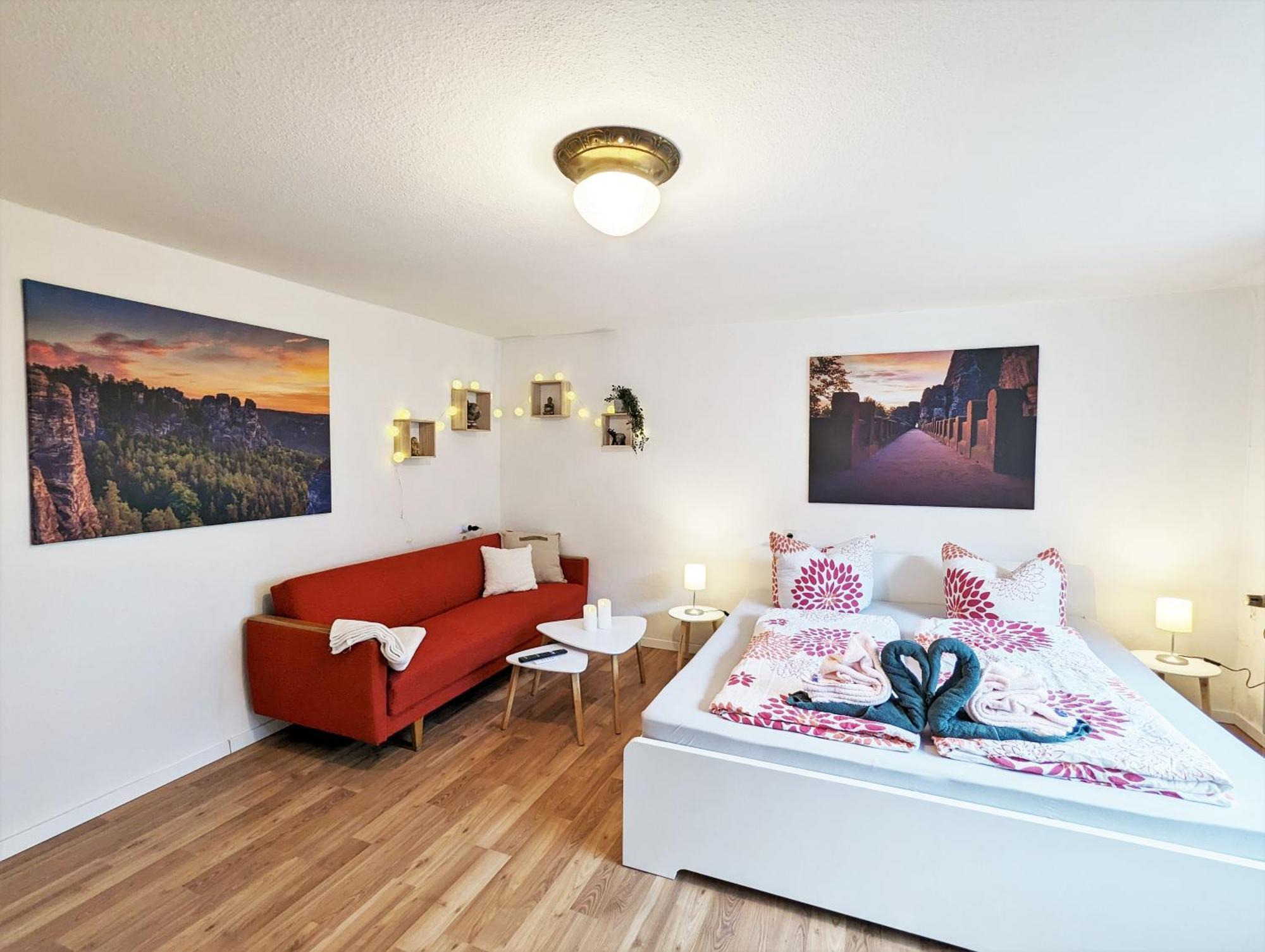 L1 - Urlaubsmagie - Wohnung Fuer 3P Am Wanderweg 赛博尼茨 外观 照片