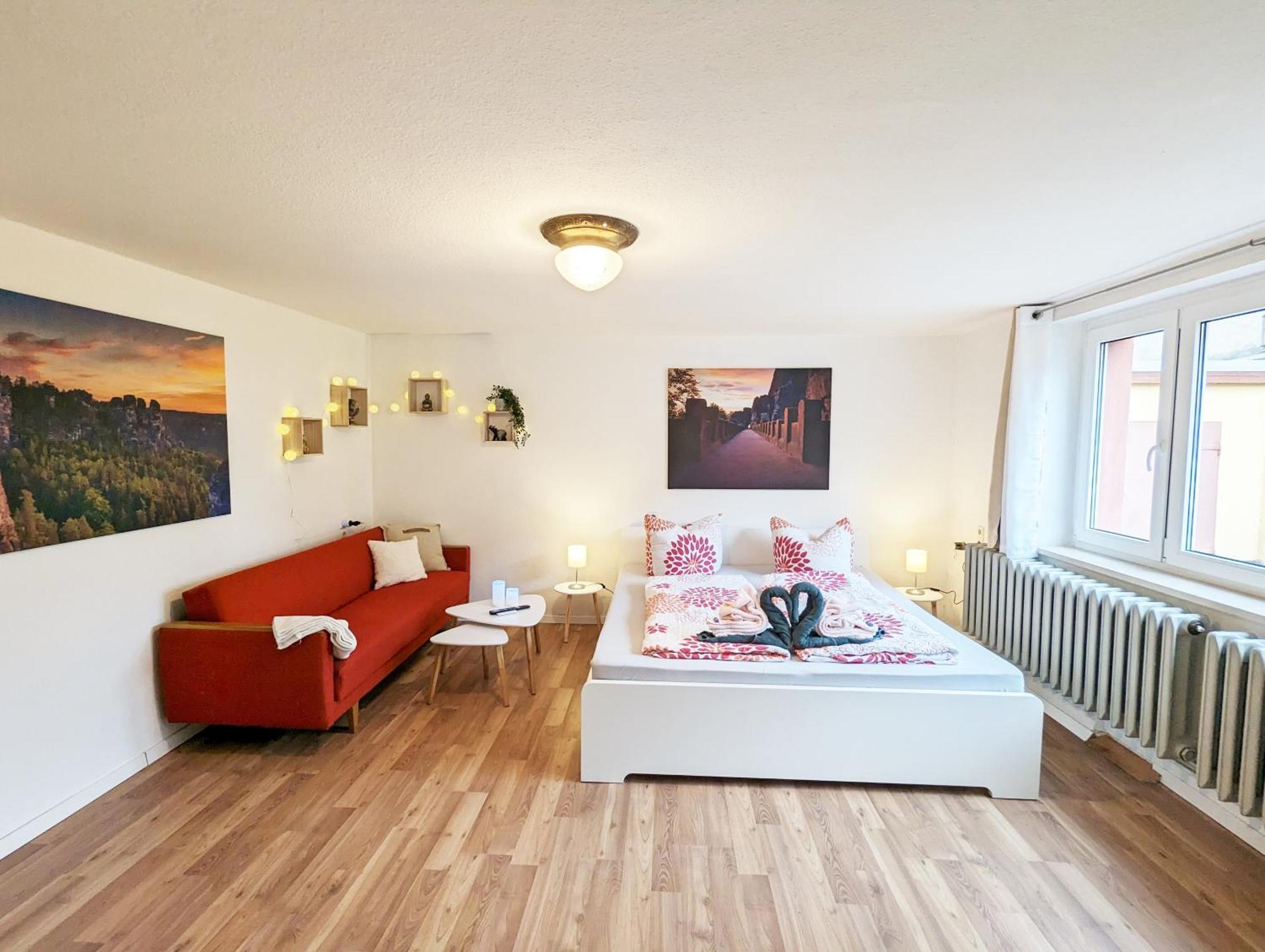 L1 - Urlaubsmagie - Wohnung Fuer 3P Am Wanderweg 赛博尼茨 外观 照片